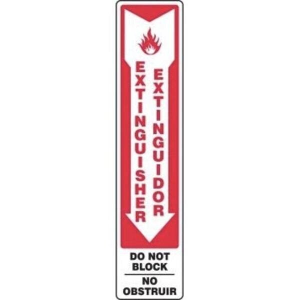 Accuform BILINGUAL SAFETY SIGN EXTINGUISHE SBMFXG934XT SBMFXG934XT - main